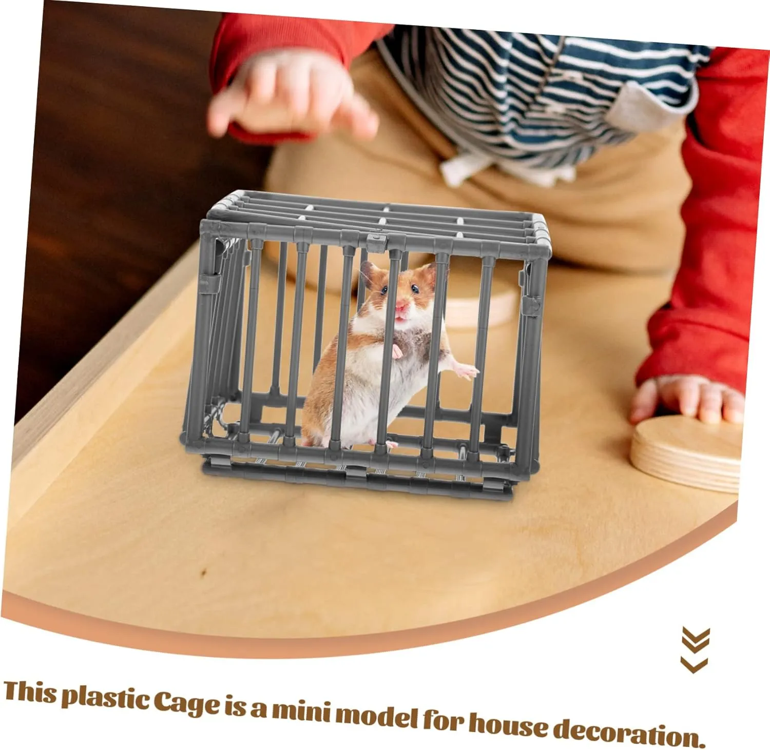 10 Pcs Miniature Animal Cage Decor Fence - Diy Mini Pet Playpen for Guinea Pigs, Rabbits, and Small Pets - Perfect for Indoor and Outdoor Use