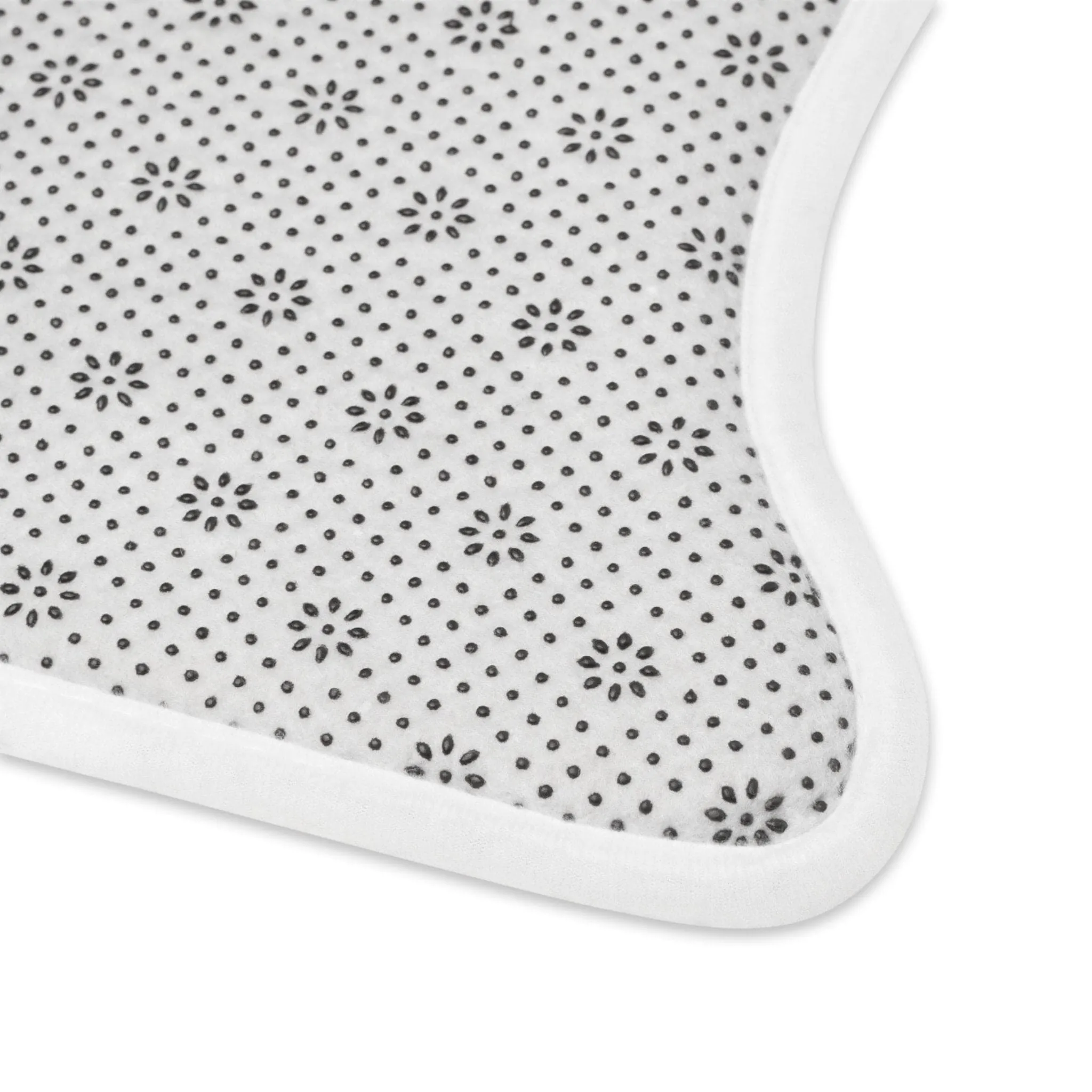Atomic Cat Mid Century Modern Fish Shaped Pet Feeding Mats, Retro Geometric Non-Slip, Highly Absorbent Pads, Cat Lovers Gift - 127681923
