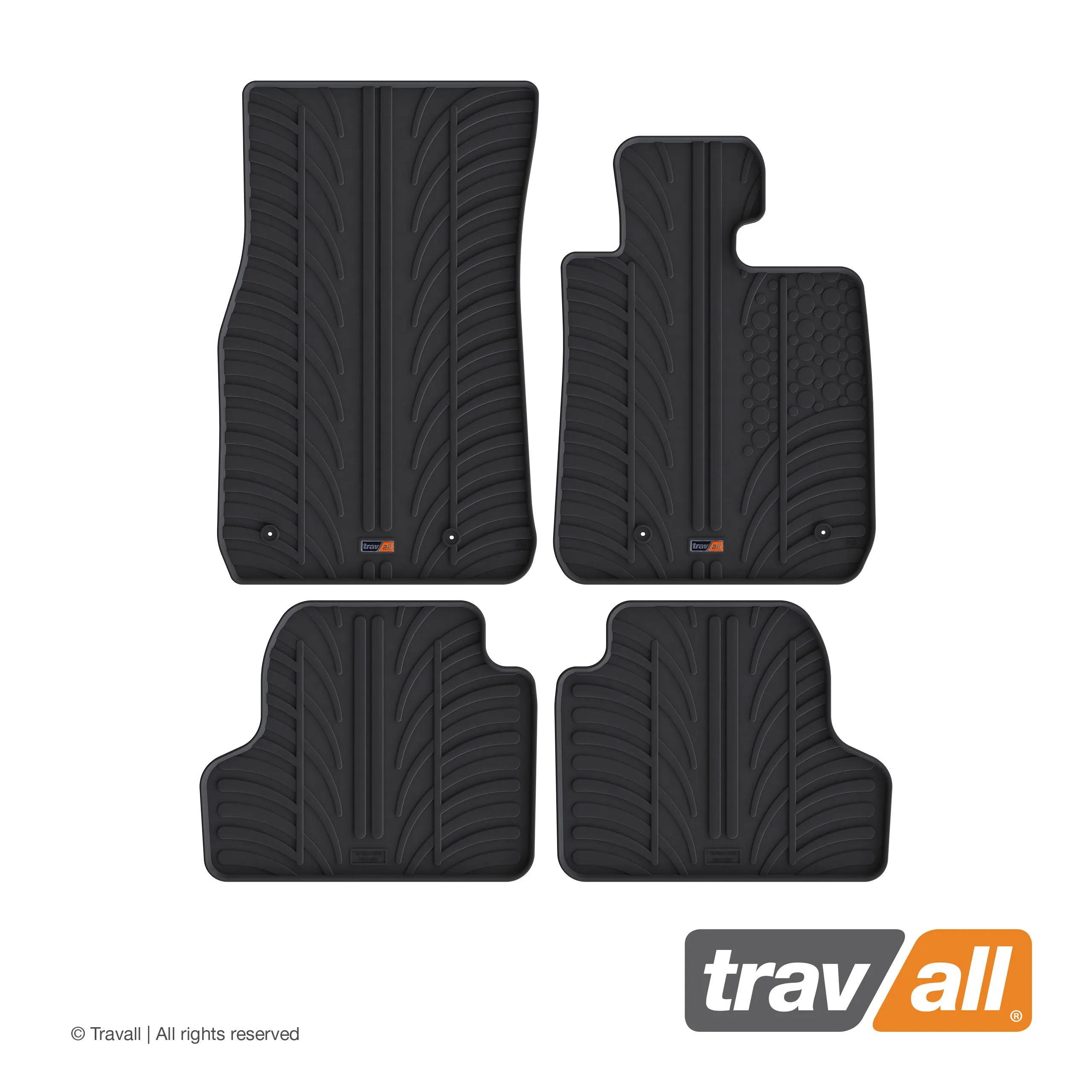 BMW 4 SERIES COUPE 2013-2020 and Gran COUPE 2014-2020 Rubber Car Mats Set (4 Mats)