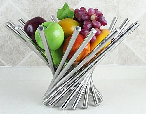 Creative Stainless Steel Rotation Fruit Bowl