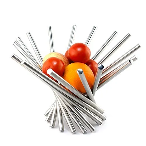 Creative Stainless Steel Rotation Fruit Bowl