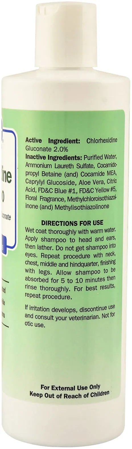 Davis Chlorhexidine (2%) Pet Shampoo for Dogs and Cats