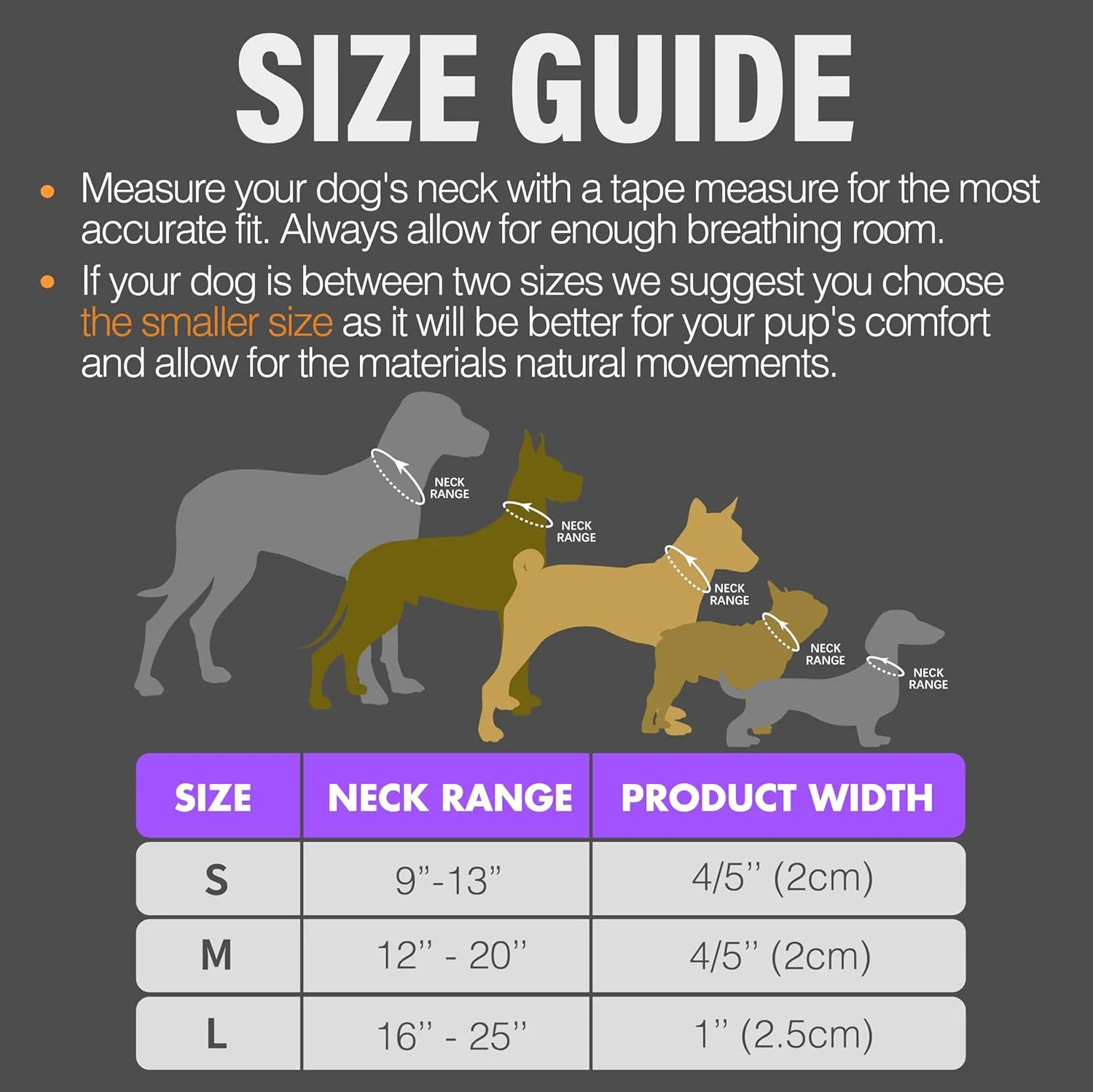 Dog Collar, Purple Reflective Nylon Collar with Safety Lock, Adjustable Neck 16-25, Soft and Durable for Large Dogs