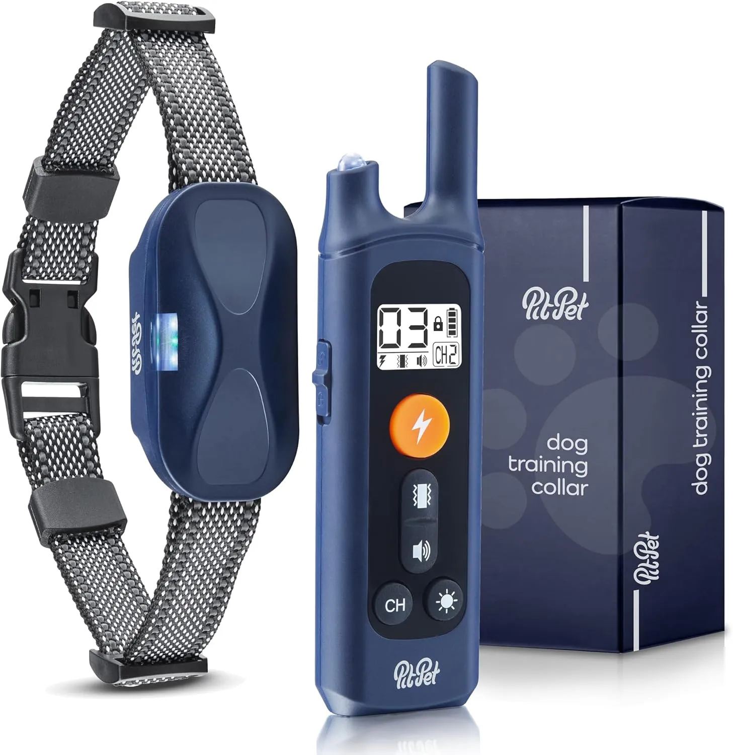 Dog Training Collar with Remote Waterproof Dog Shock Collar for Small, Medium, and Large Dogs Dog Training and Behavior aid with Beep Mode, 20 Vibrations Modes, 20 Shock Modes.