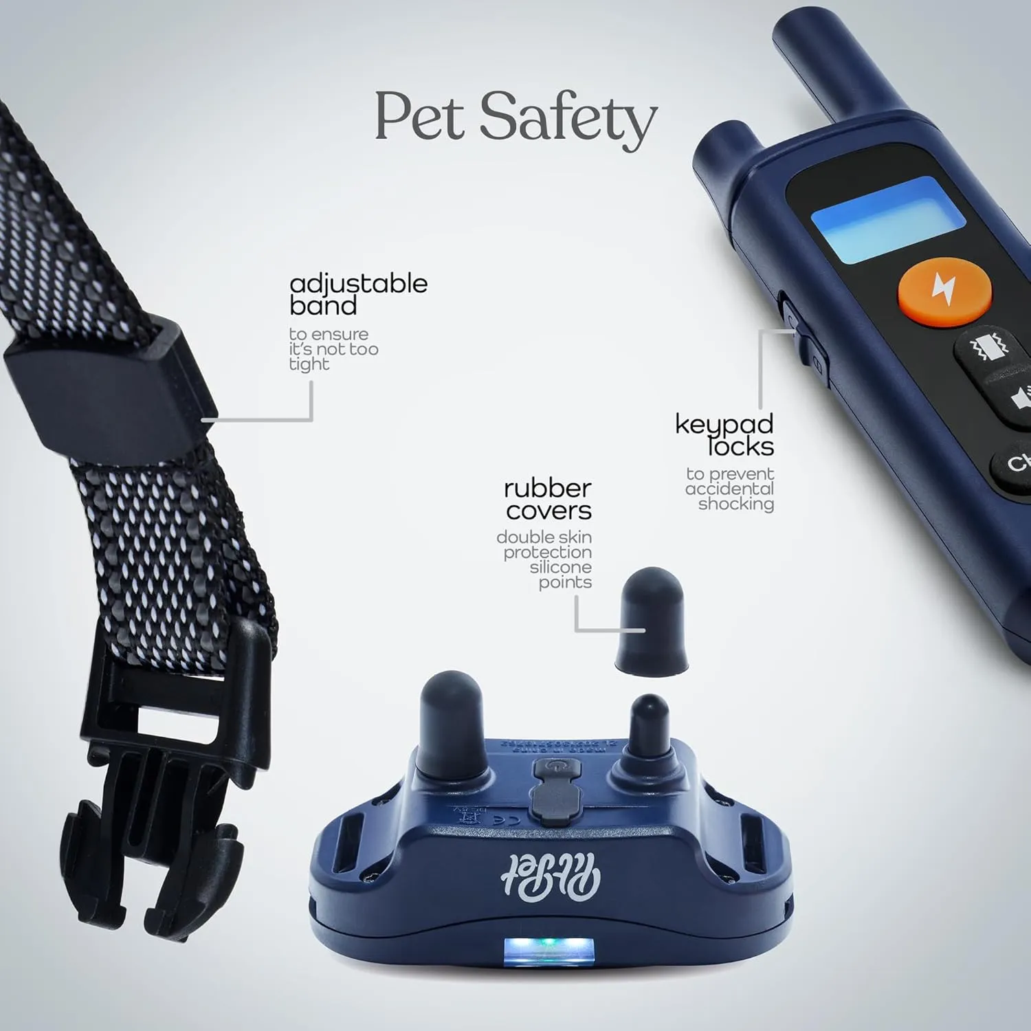 Dog Training Collar with Remote Waterproof Dog Shock Collar for Small, Medium, and Large Dogs Dog Training and Behavior aid with Beep Mode, 20 Vibrations Modes, 20 Shock Modes.