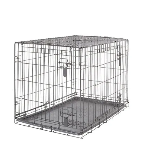 Dogit Two Door Wire Home Crates with divider - Large - 91x56x62cm
