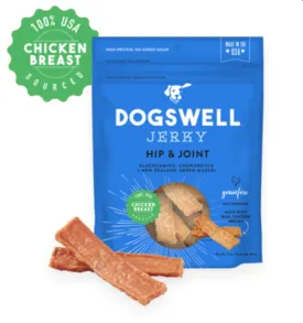 Dogswell Treat Hip and Joint Chicken Jerky 12oz