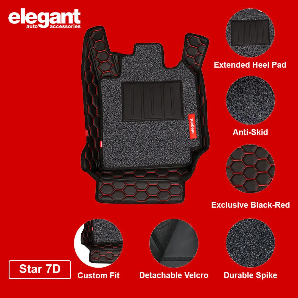 Elegant Star 7D Car Floor Mats For Hyundai Kona
