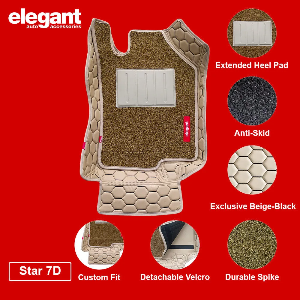 Elegant Star 7D Car Floor Mats For Hyundai Kona