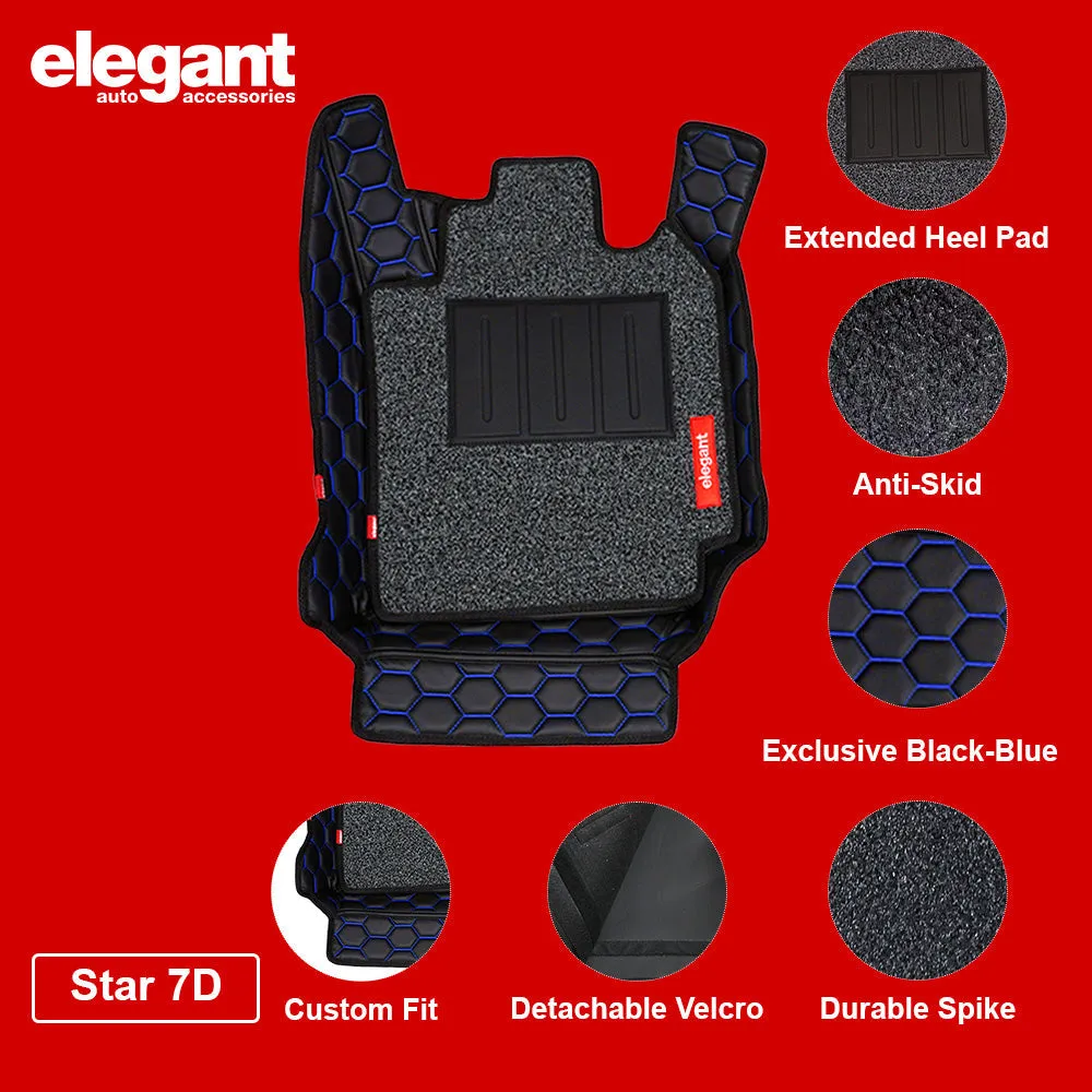 Elegant Star 7D Car Floor Mats For Hyundai Kona