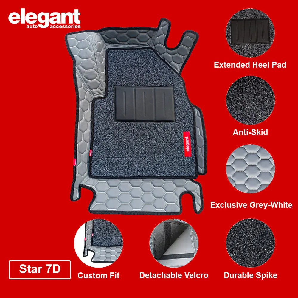 Elegant Star 7D Car Floor Mats For Hyundai Kona