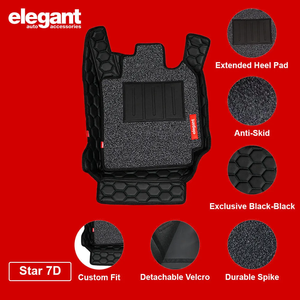 Elegant Star 7D Car Floor Mats For Hyundai Kona
