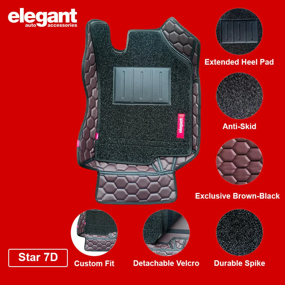 Elegant Star 7D Car Floor Mats For Hyundai Kona