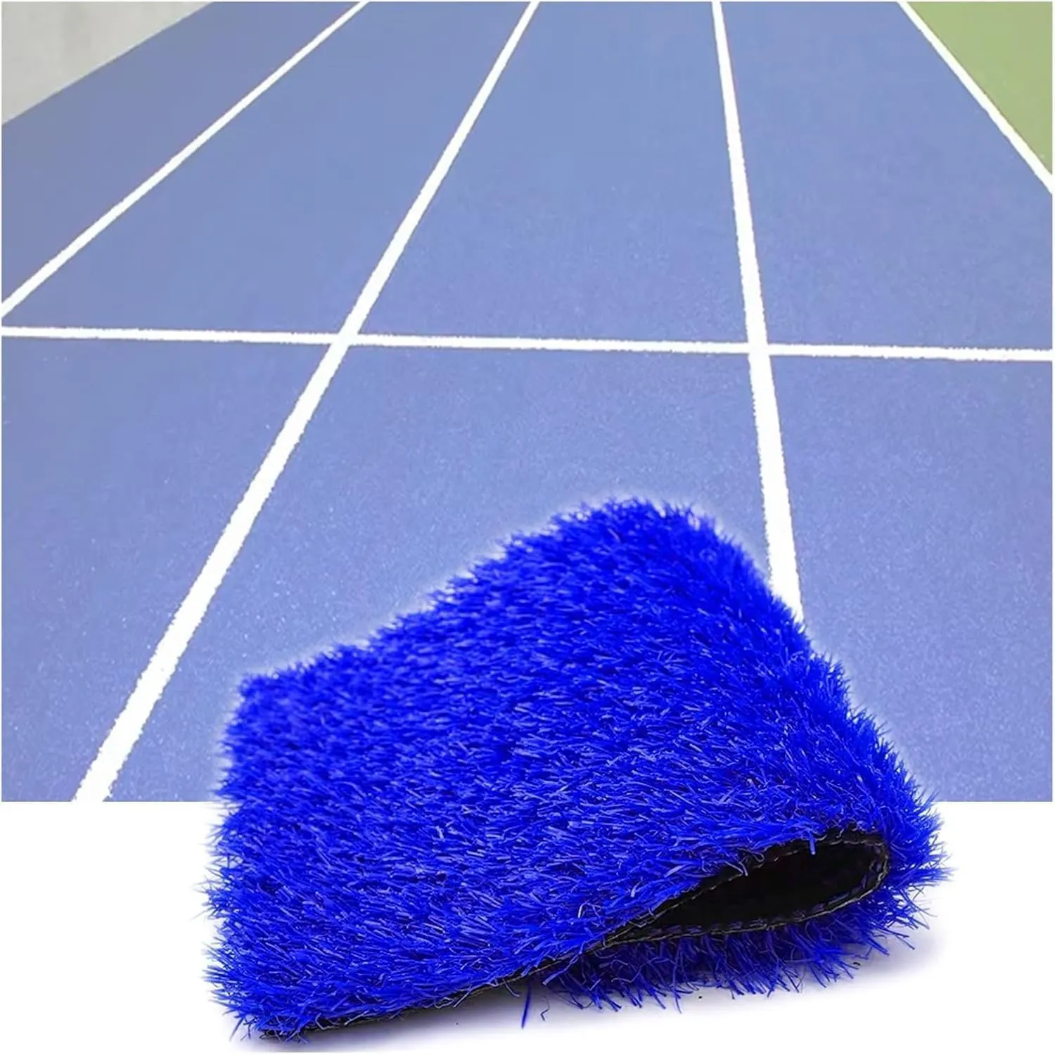 Garden Lawn Mat, Large Lawn, Outdoor Artificial Grass, Courtyard Carpet, Drainage Hole, Pet Reversible Mat for Courtyard Lawn Decoration
