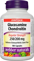 Glucosamine Chondroitin Sulfate, 250/200 mg, 180 capsules