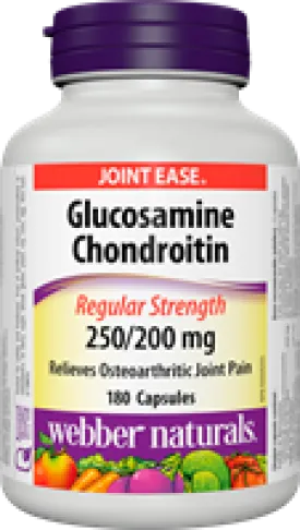 Glucosamine Chondroitin Sulfate, 250/200 mg, 180 capsules