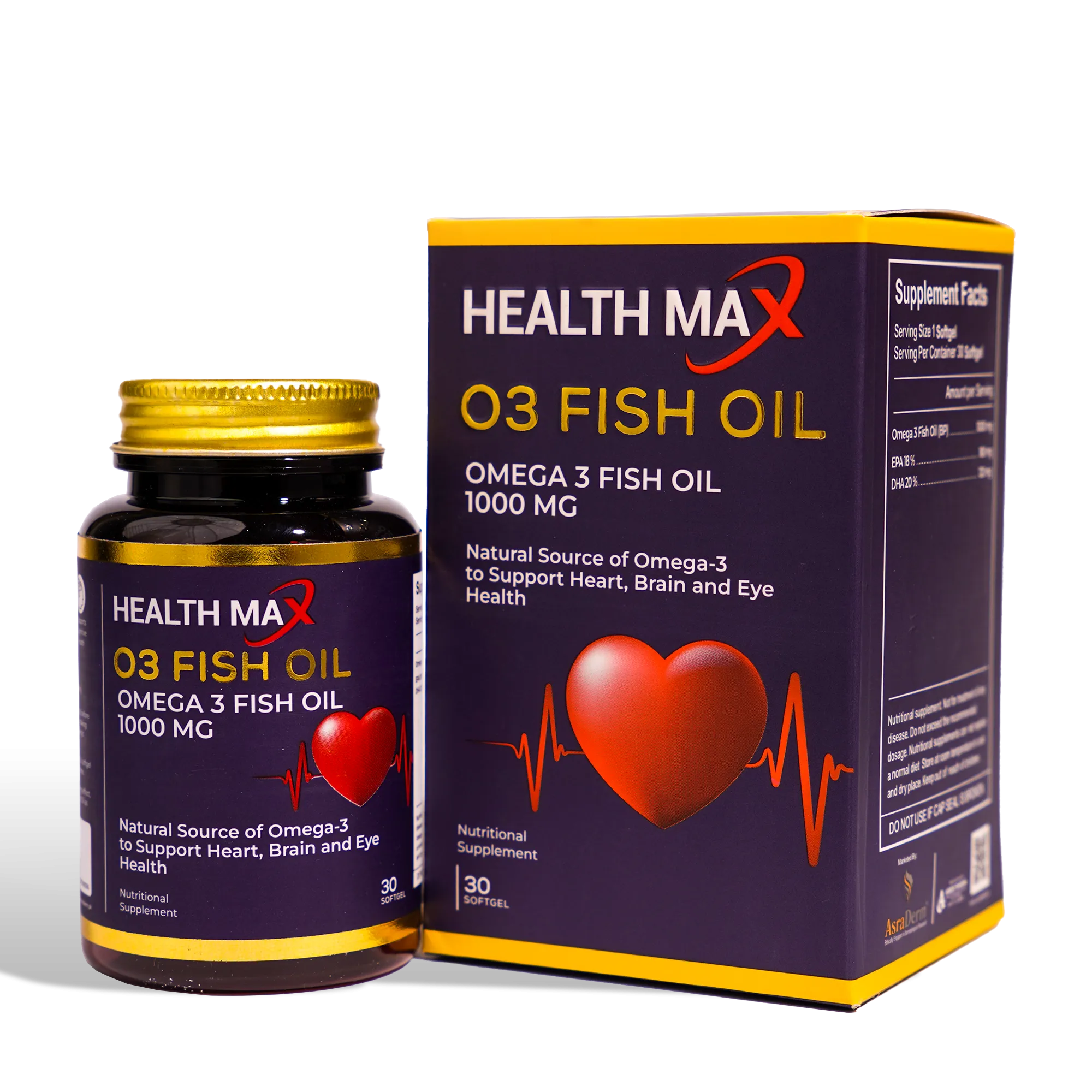Health Max 03-Fish Oil Softgel Capsules