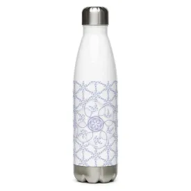 Hippy Flower - Stainless Steel Water Bottle 17oz