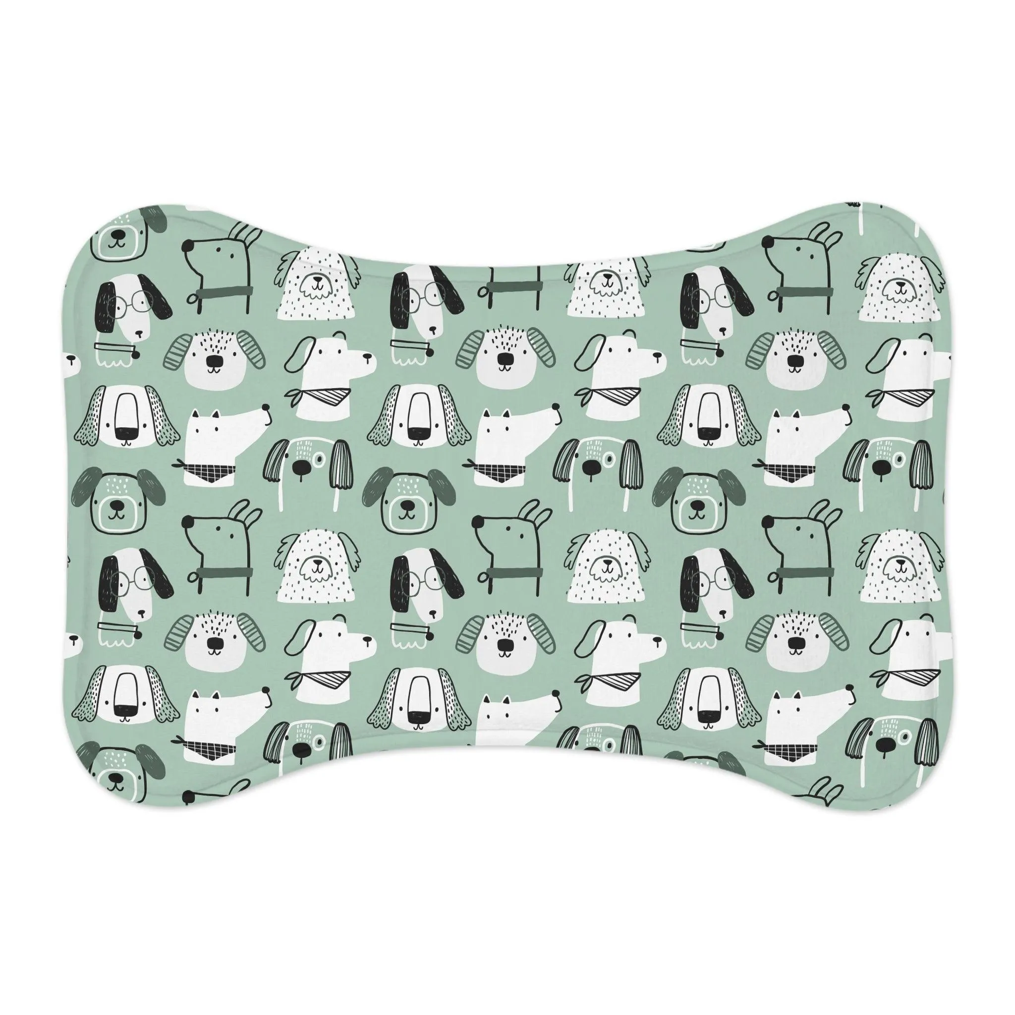 Illustrated Doggers Pet Feeding Mats