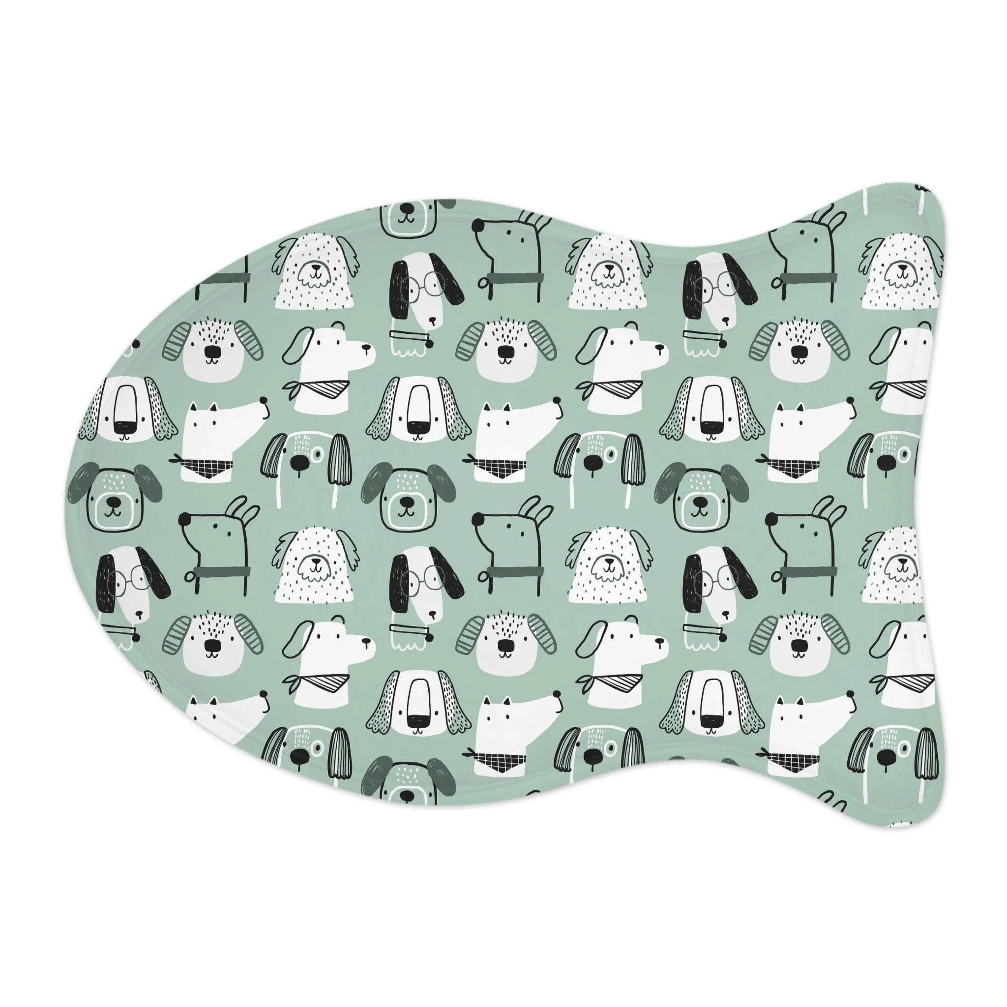 Illustrated Doggers Pet Feeding Mats