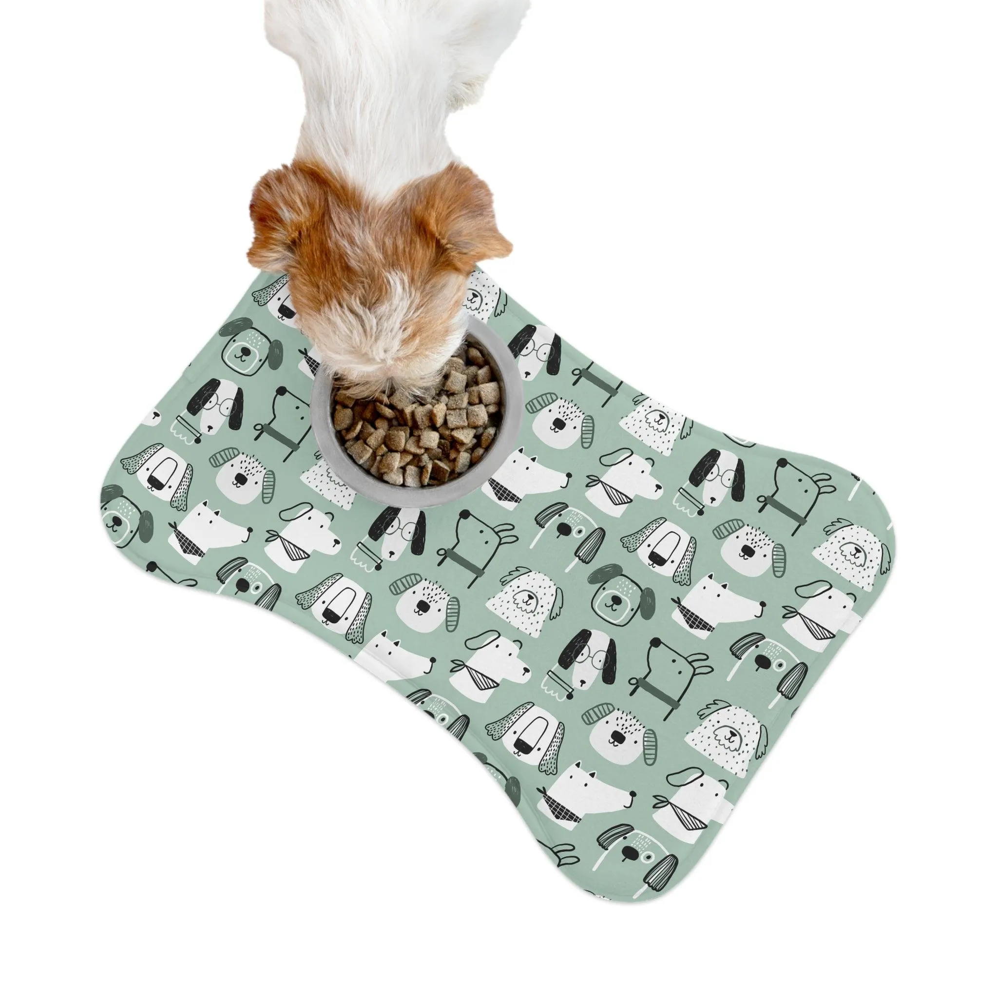Illustrated Doggers Pet Feeding Mats