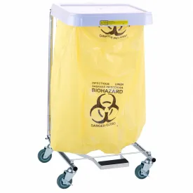 Infectious Linen Disposable Poly-Liner Bag, Yellow-Black Print (200/Case)
