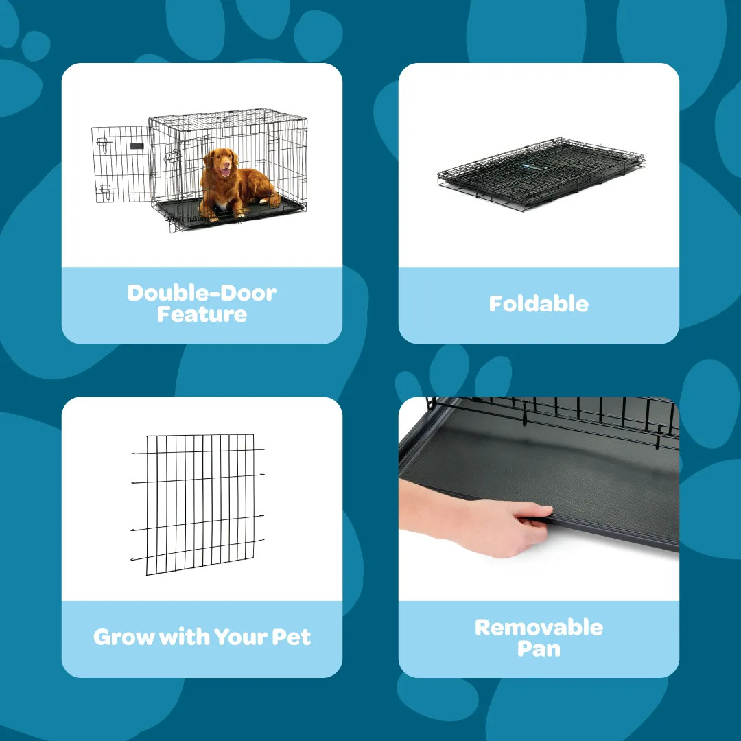 Intermediate Double-Door Dog Crate