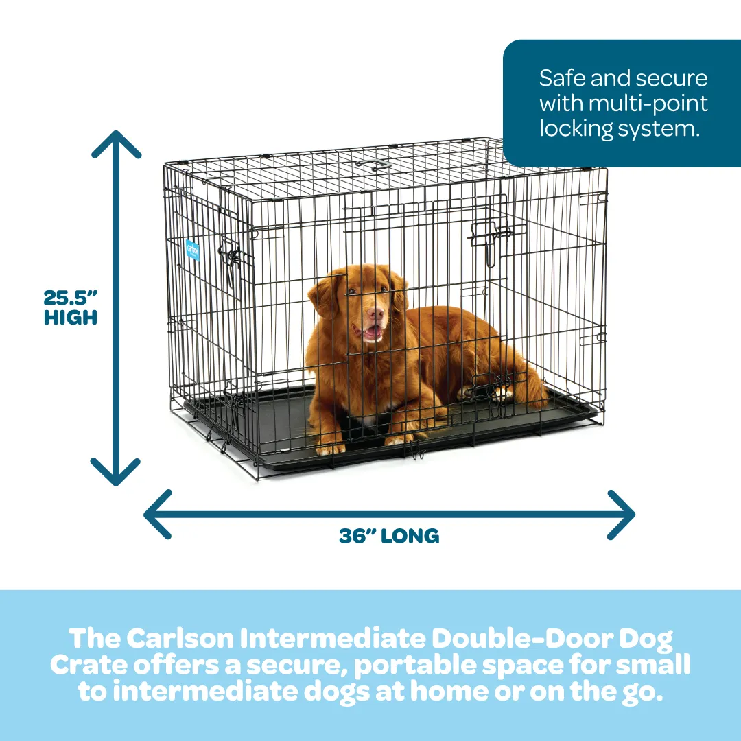 Intermediate Double-Door Dog Crate