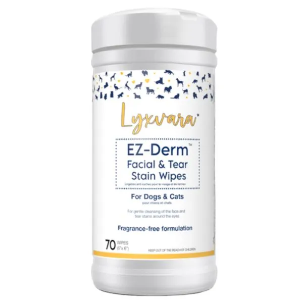 Lyxvara Dog EZ DERM Wipes Fragrance Free