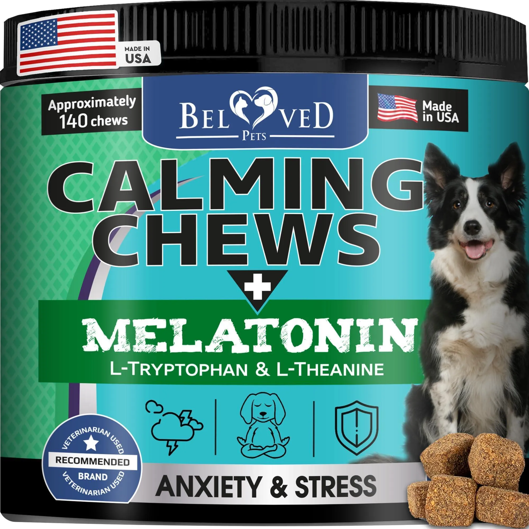 Natural Hemp Calming and Anxiety Relief Chews for Dogs