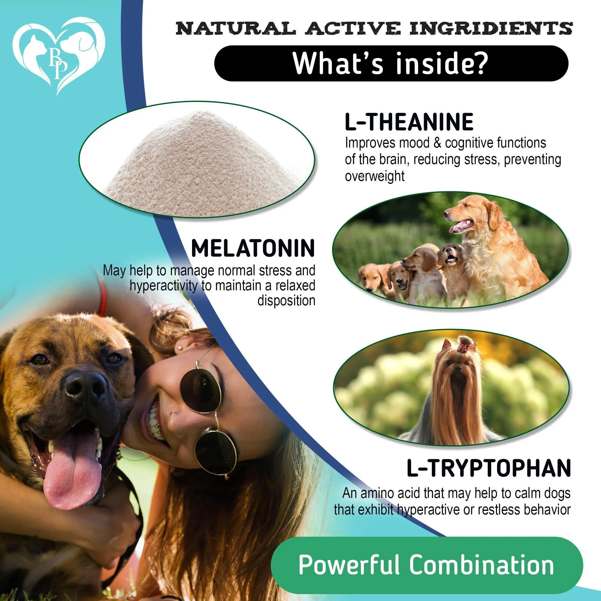 Natural Hemp Calming and Anxiety Relief Chews for Dogs