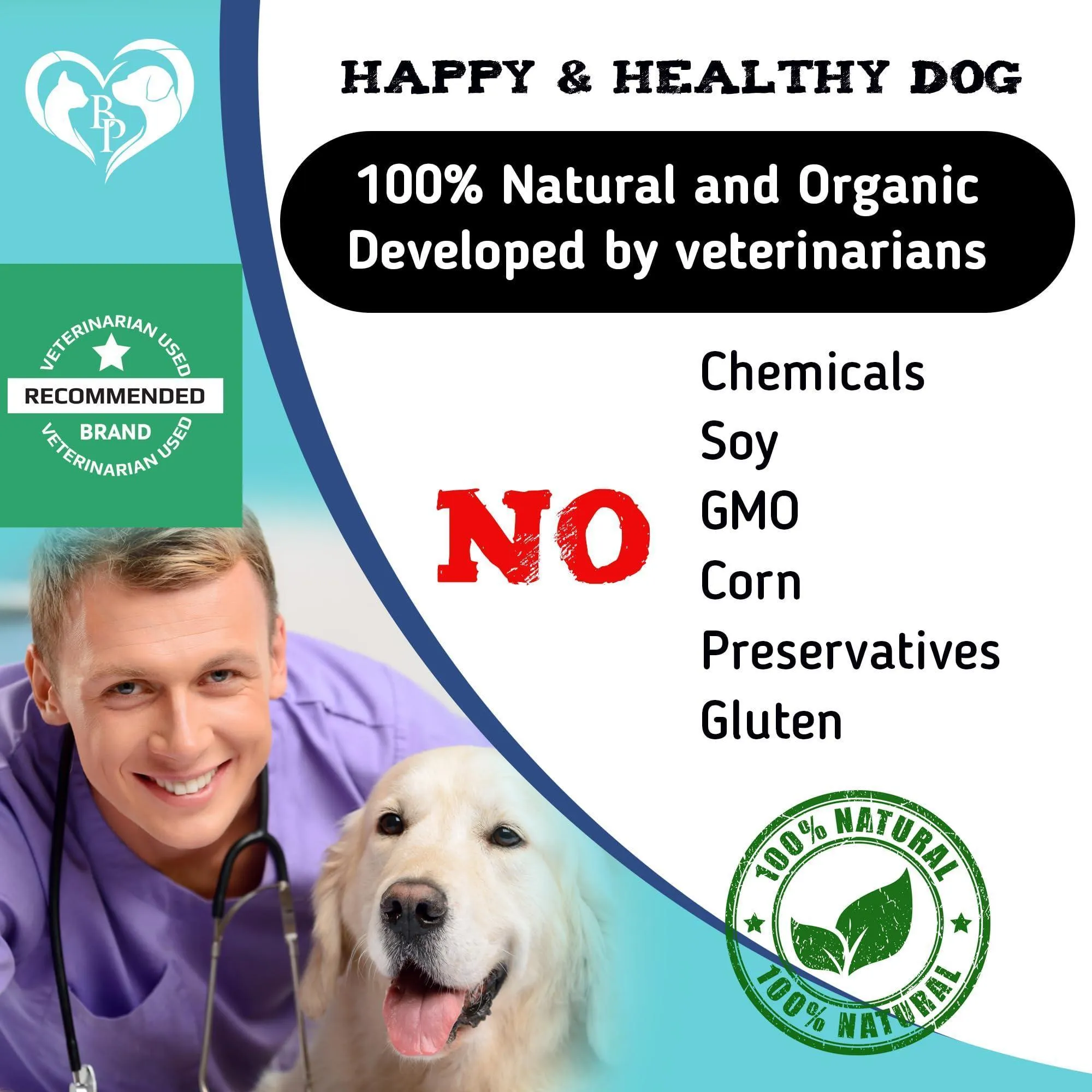 Natural Hemp Calming and Anxiety Relief Chews for Dogs