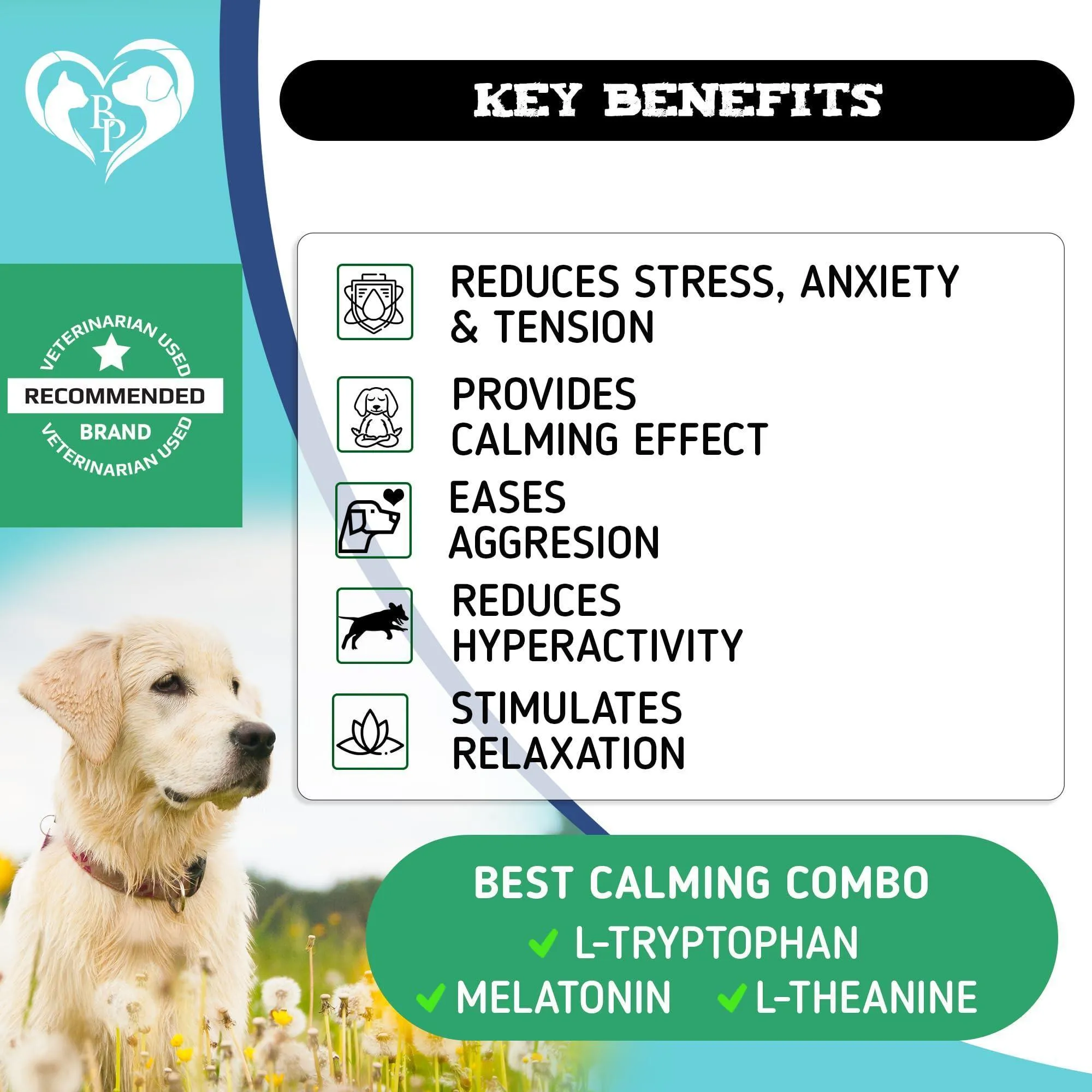 Natural Hemp Calming and Anxiety Relief Chews for Dogs