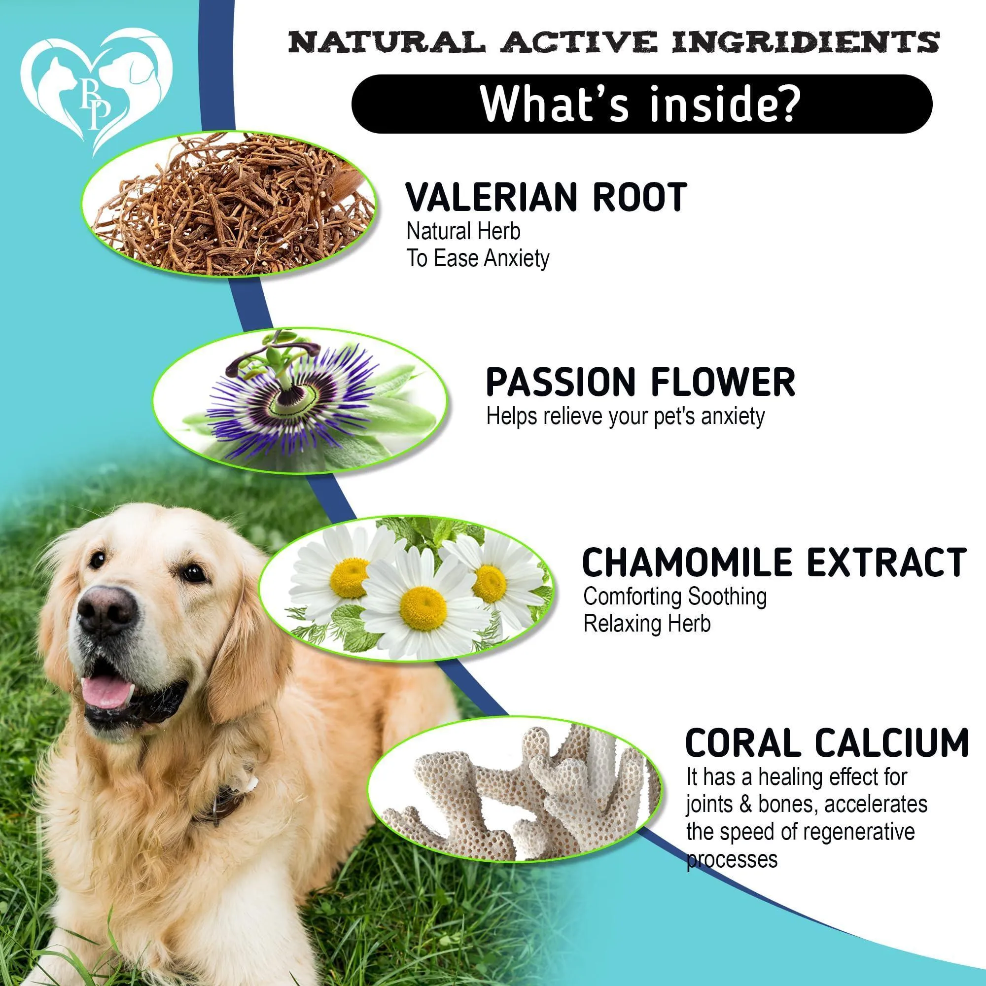 Natural Hemp Calming and Anxiety Relief Chews for Dogs