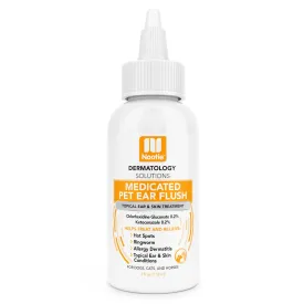Nootie Dermatology Medicated Pet Ear Flush 4 oz