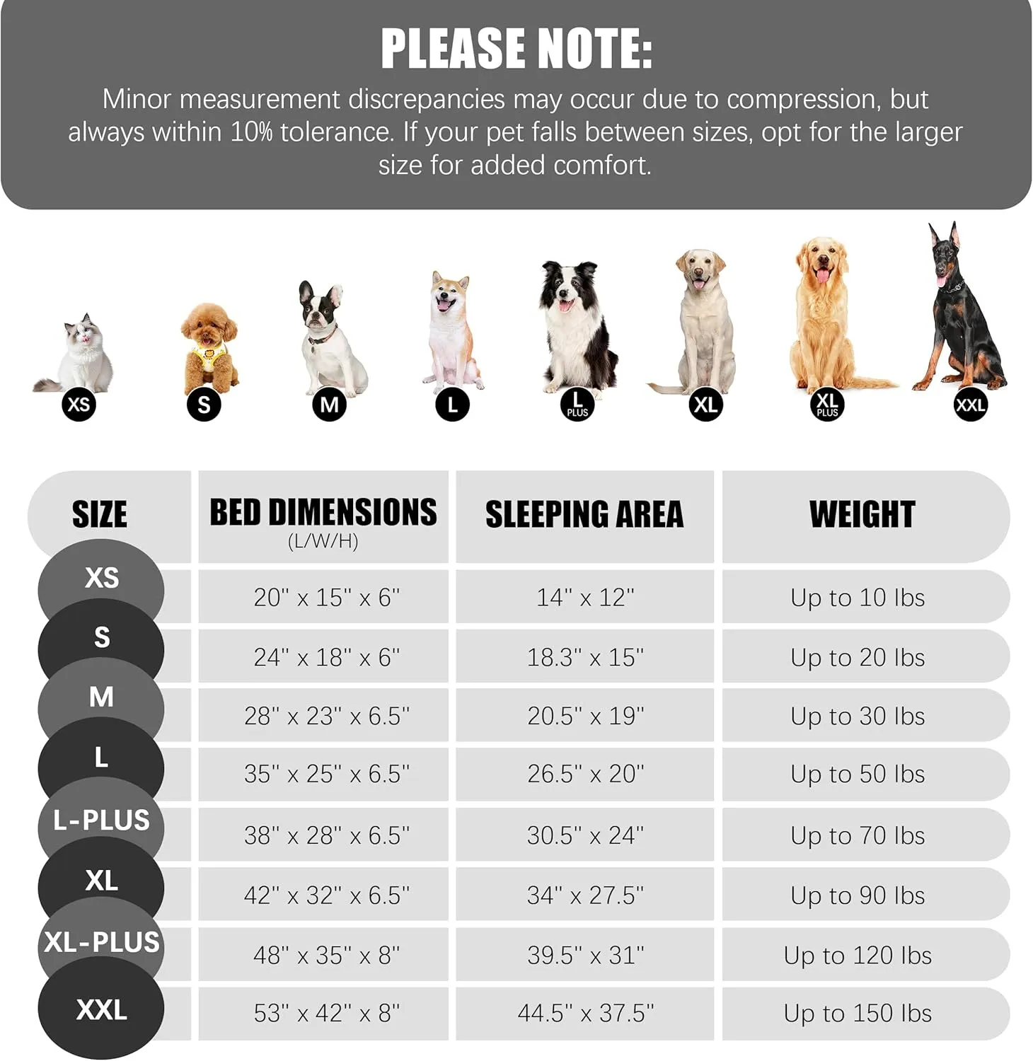 Orthopedic Dog Bed with Sides - Dog Sofa Beds for Large Dogs, Supportive Foam Pet Couch Bed with Washable Removable Cover, Waterproof Lining and Non-Slip Bottom, Grey - L