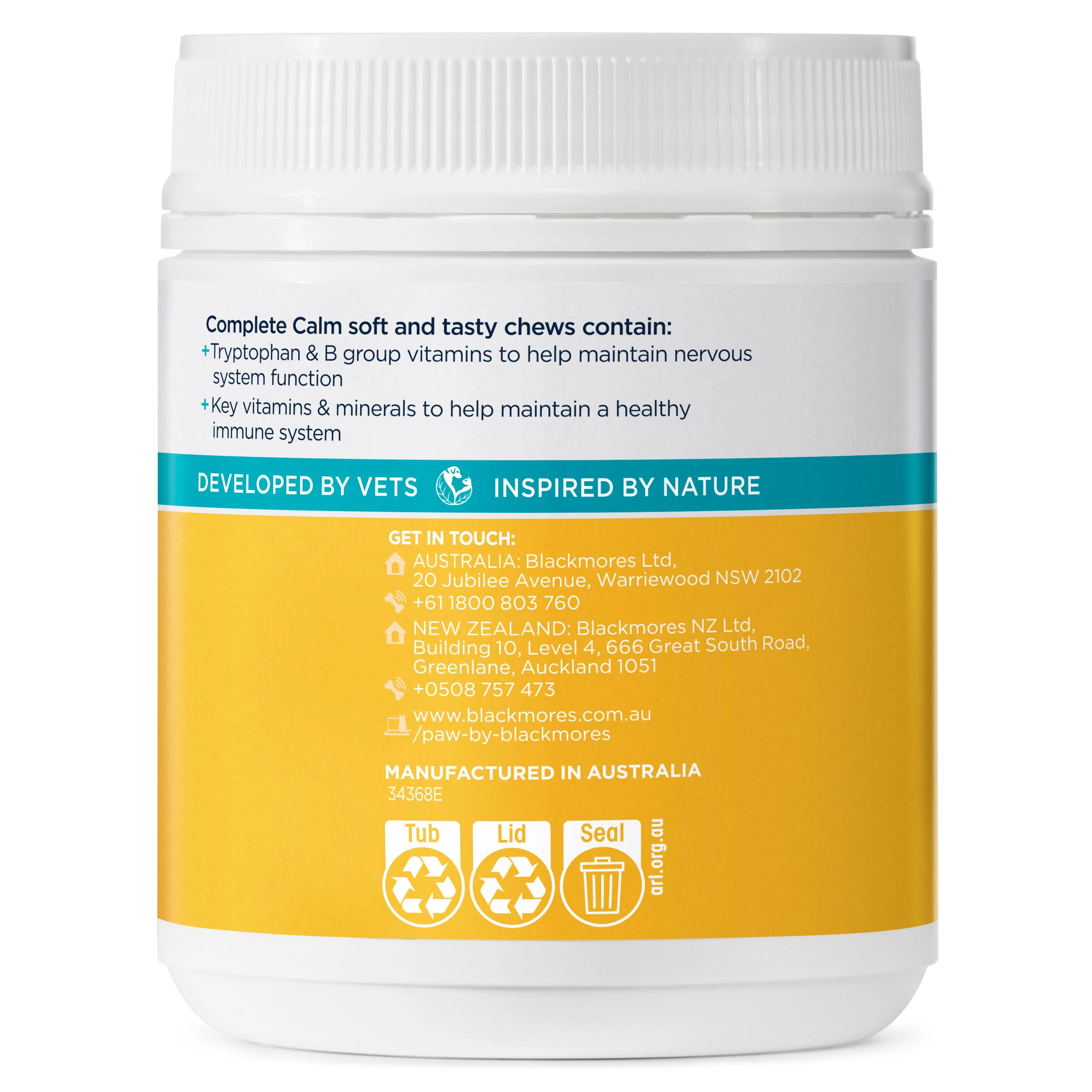 PAW Complete Calm Chews 300g