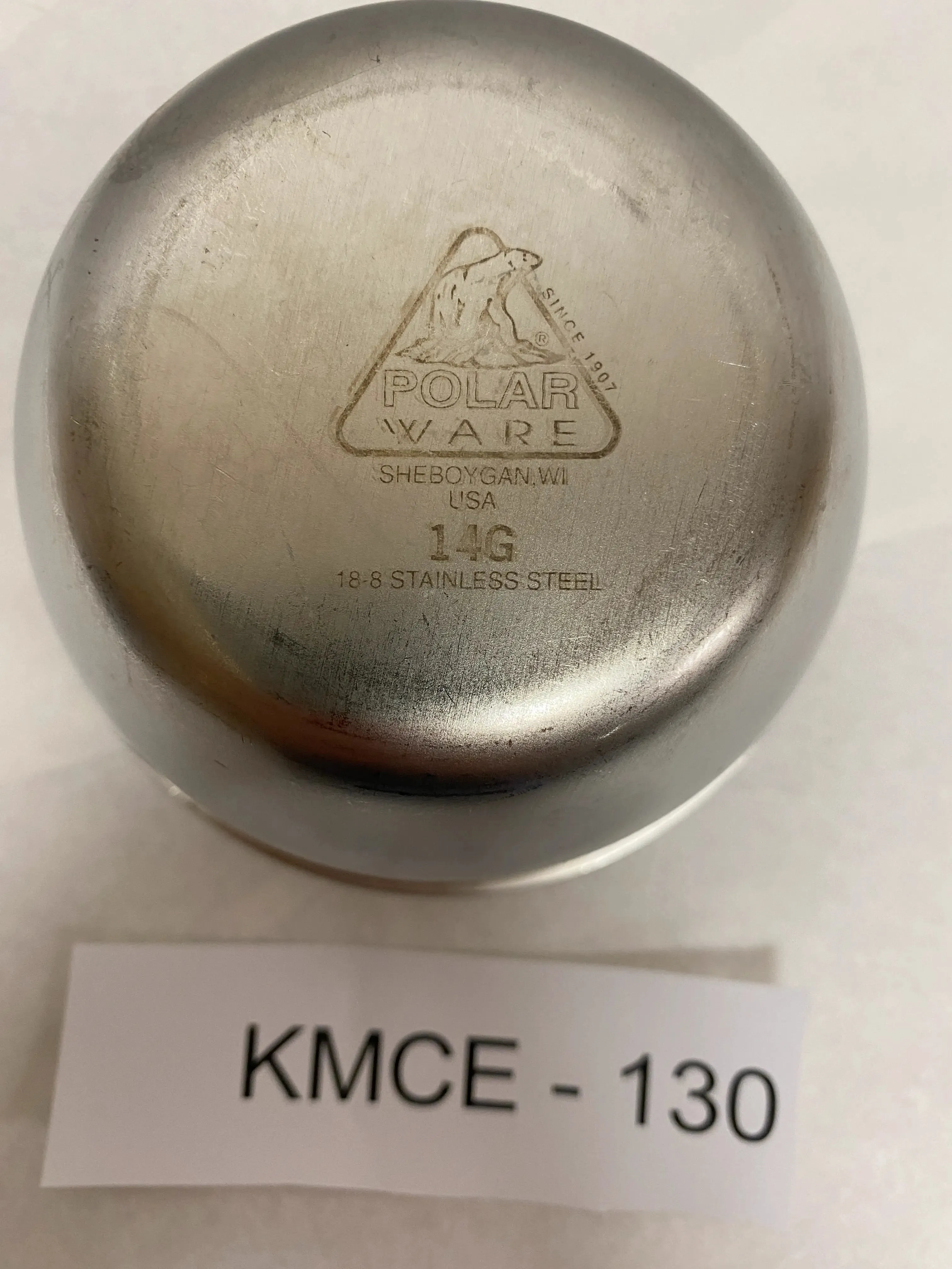 Polar Ware 14G Stainless Steel 5" Bowl | KMCE-130