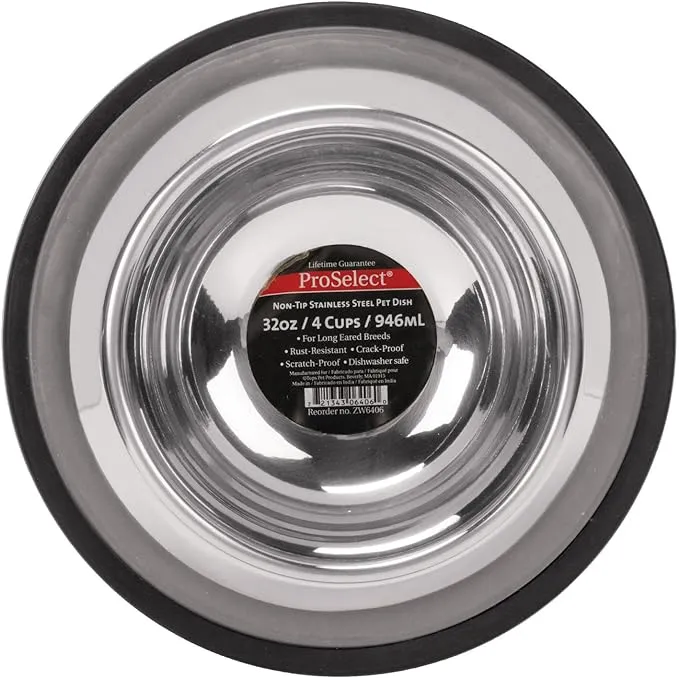 ProSelect Stainless Steel X-Super Heavy Non-Tip Bowl