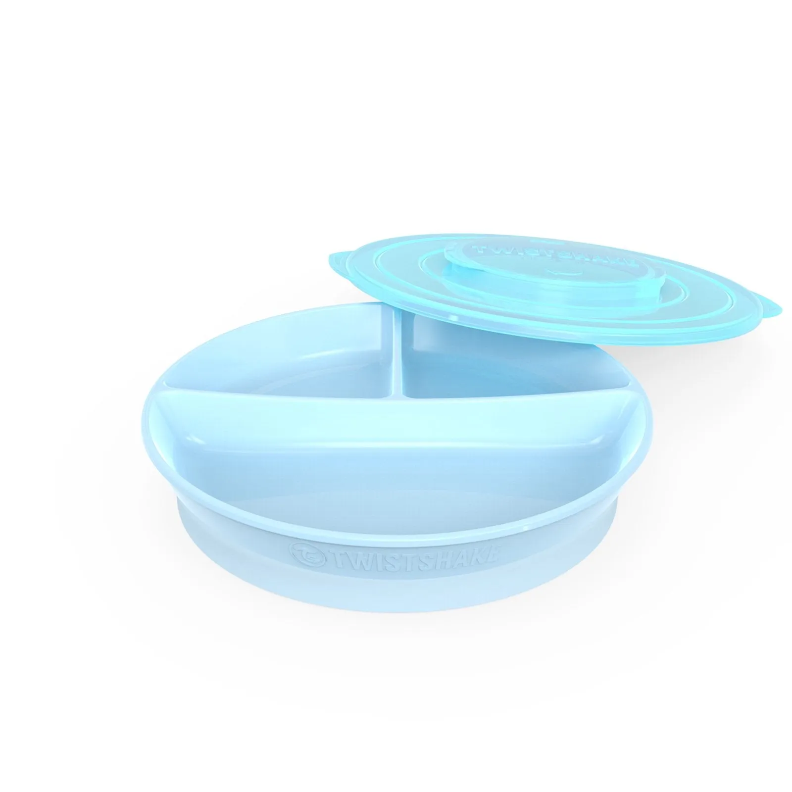 Smart Anti-Slip Divided Plate Pastel Blue 6m 
