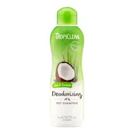 TropiClean Aloe Moist Deodorizing Shampoo 20oz.
